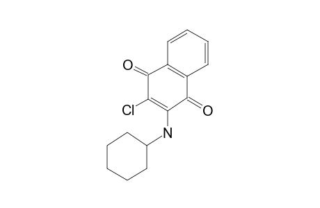 2-Chloro-3-(cyclohexylamino)naphthoquinone