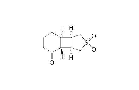 cis-trans-1-methyl-4-thiatricyclo[5.4.0.0(2,6)]undecan-8-one 4,4-dioxide