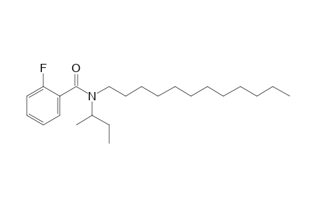 Benzamide, 2-fluoro-N-(2-butyl)-N-dodecyl-