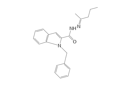 1-benzylindole-2-carboxylic acid, (1-methylbutylidene)hydrazide