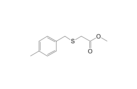 [(4-Methylbenzyl)thio]acetic acid, methyl ester