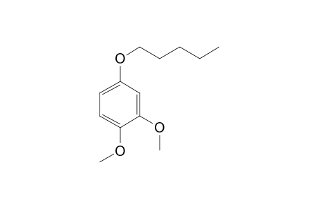 3,4-Dimethoxyphenol, N-pentyl ether