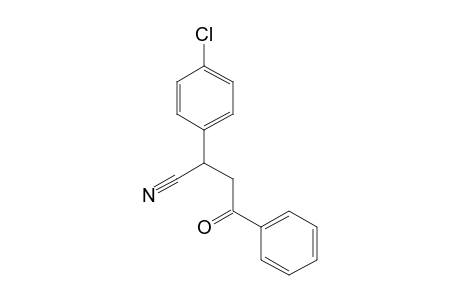beta-benzoyl-p-chlorohydratroponitrile