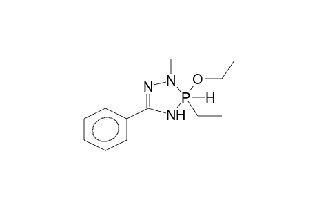 2-METHYL-3-ETHYL-3-ETHOXY-3-HYDRO-5-PHENYL-1,2,4,3-TRIAZAPHOSPHOLINE