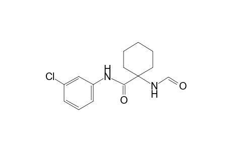 N-(3-chlorophenyl)-1-(formylamino)cyclohexanecarboxamide