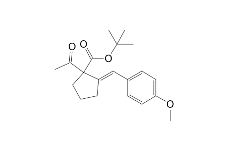 (E)-tert-butyl 1-acetyl-2-(4-methoxybenzylidene)cyclopentanecarboxylate