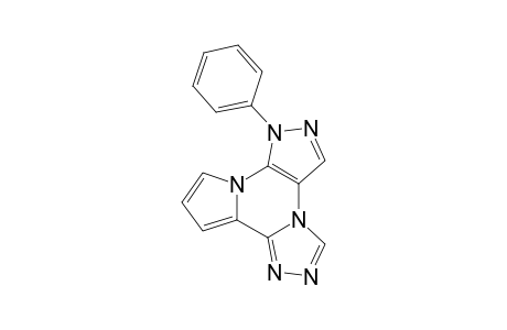 1-Phenyl-pyrazolo(4,3-E)pyrrolo(1,2-A)(1,2,4)triazolo(3,4-C)pyrazine