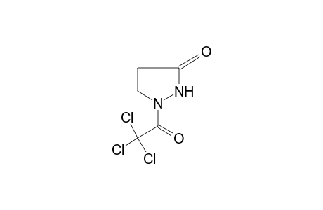 1-(trichloroacetyl)-3-pyrazolidinone