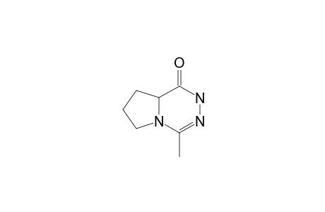 8A(S)-6,7,8,8a-Tetrahydro-4-methylpyrrolo(1,2-D)(1,2,4)triazin-1(2H)-one