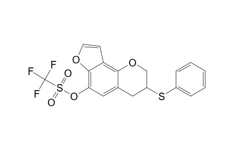 6-Trifluoromethylsulfonyl-3-phenylthio-(2,3,4H)-furo(2,3-H)-1-benzopyran