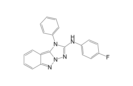 1-PHENYL-2-[(4-FLUOROPHENYL)-AMINO]-1H-1,2,4-TRIAZOLO-[2,3-B]-INDAZOLE