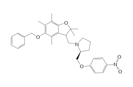 4-[N-[(3R)-Benzyloxy-2,3-dihydroxy-2,2,4,6,7-pentametylbenzofuran-3-ylmethyl]-(2S)-pyrrolidin-2-ylmethoxy]nitrobenzene