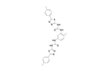 1-[2-methyl-5-[[5-(4-methylphenyl)-1,3,4-thiadiazol-2-yl]carbamoylamino]phenyl]-3-[5-(4-methylphenyl)-1,3,4-thiadiazol-2-yl]urea