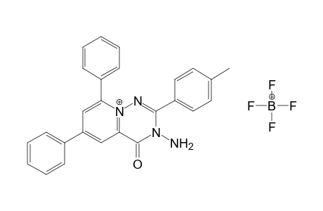 3-Amino-2-(4-methylphenyl)-6,8-diphenyl-4-oxo-3,4-dihydropyrido[2,1-f][1,2,4]triazin-9-ium tetrafluoroborate