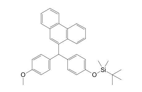 tert-butyl(4-((4-methoxyphenyl)(phenanthren-9-yl)methyl)phenoxy)dimethylsilane