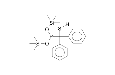 DI(TRIMETHYLSILYL) DIPHENYL(MERCAPTO)METHYLPHOSPHONITE