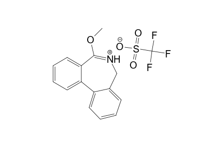 7-Methoxy-5H-dibenz[c,e]azepinium trifluoromethanesulphonate