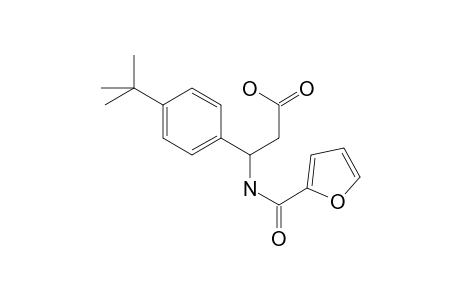 3-(4-Tert-butylphenyl)-3-(2-furoylamino)propionic acid