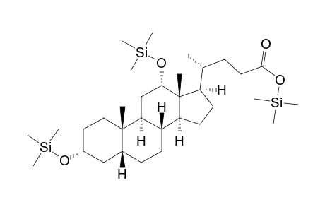 Deoxycholic acid, 3tms derivative