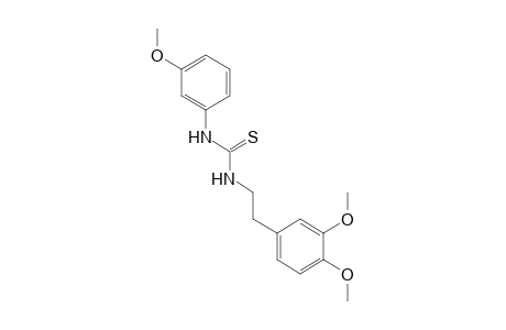 1-(3,4-dimethoxyphenethyl)-3-(m-methoxyphenyl)-2-thiourea