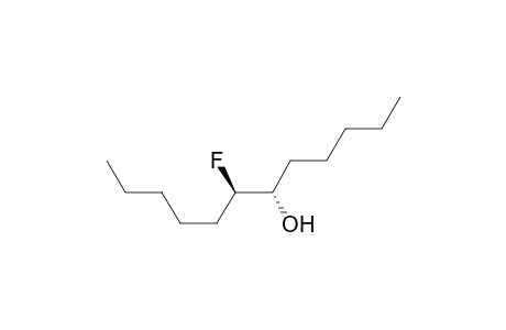 (6S*,7R*)-7-fluoro-6-dodecanol