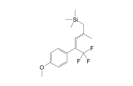 Trimethyl(5,5,5-trifluoro-4-(4-methoxyphenyl)-2-methylpent-3-en-1-yl)silane