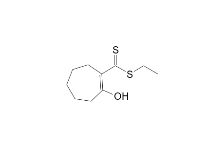 Ethyl 2-hydroxycyclohept-1-ene-1-carbodithioate