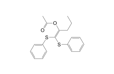 1-Penten-2-ol, 1,1-bis(phenylthio)-, acetate