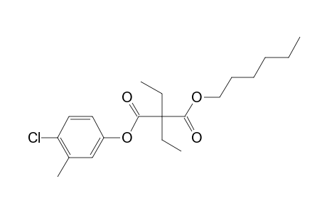 Diethylmalonic acid, 4-chloro-3-methylphenyl hexyl ester