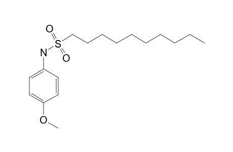 Decane-1-sulfonic acid (4-methoxy-phenyl)-amide