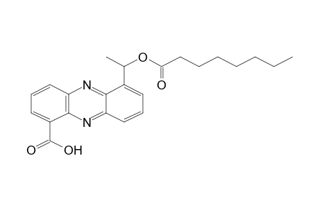 6-[1-(Octanoyloxy)ethyl]-1-phenazinecarboxylic acid