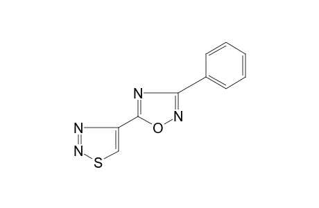 3-phenyl-5-(1,2,3-thiadiazol-4-yl)-1,2,4-oxadiazole