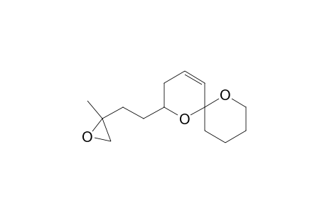2-(3,4-Epoxy-3-methyl-butyl)-1,7-dioxa-spiro(5.5)undec-4-ene