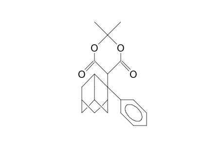 2,2-Dimethyl-5-(2-phenyl-tricyclo<3.3.1.1/3,7/>decan-2-yl)-1,3-dioxane-4,6-dione