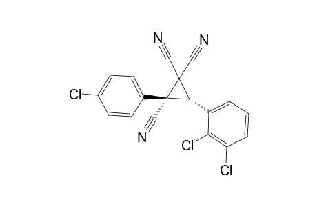 (2R,3R)-2-(4-Chlorophenyl)-3-(2,3-dichlorophenyl)cyclopropane-1,1,2-tricarbonitrile