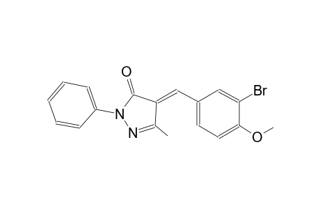 Pyrazol-5(4H)-one, 4-(3-bromo-4-methoxybenzylideno)-3-methyl-1-phenyl-