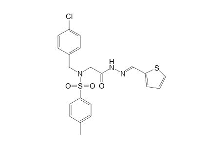 N-(4-chlorobenzyl)-4-methyl-N-{2-oxo-2-[(2E)-2-(2-thienylmethylene)hydrazino]ethyl}benzenesulfonamide