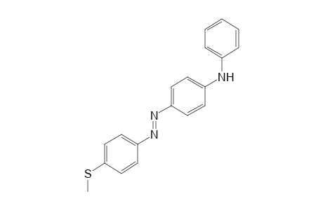 {p-[(-methylthio)phenyl]azo}diphenylamine