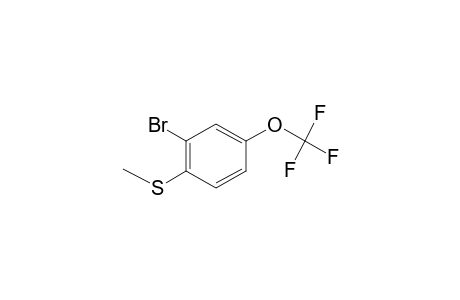 2-Bromo-4-trifluoromethoxythioanisole