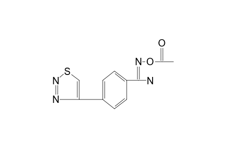 O-acetyl-p-(1,2,3-thiadiazol-4-yl)benzamidoxime