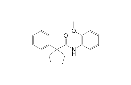 N-(2-methoxyphenyl)-1-phenylcyclopentanecarboxamide