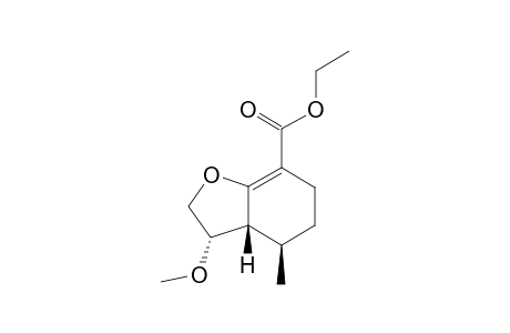 ethyl (3S,3aR,4R)-3-methoxy-4-methyl-2,3,3a,4,5,6-hexahydro-1-benzofuran-7-carboxylate