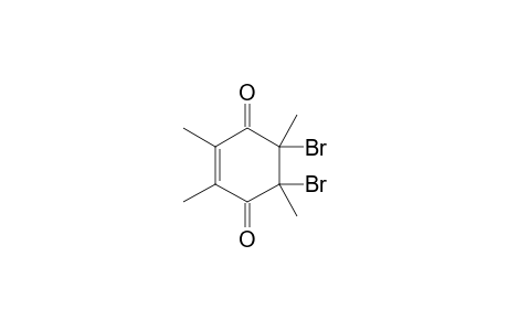 5,6-dibromo-2,3,5,6-tetramethylcyclohex-2-ene-1,4-dione