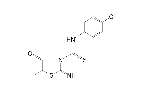 4'-chloro-2-imino-5-methyl-5-oxothio-3-thiazolidinecarboxanilide