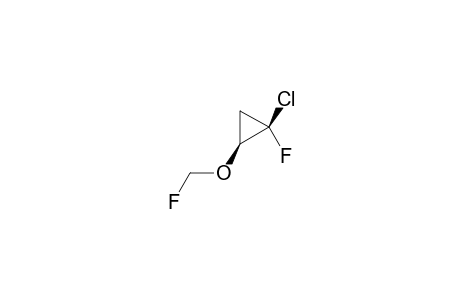 1-CHLORO-1-FLUORO-2-FLUOROMETHOXY-CYCLOPROPANE;CIS-ISOMER