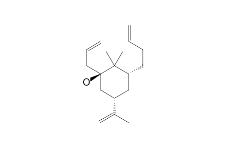 3-(3-Butenyl)-2,2-dimethyl-5-(2-allyl)-1-(prop-2-enyl)cyclohexanol isomer