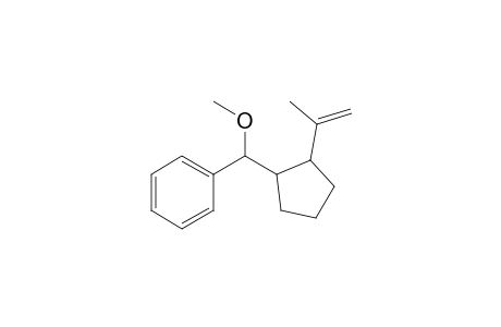 1-(Methoxyphenylmethyl)-2-(1-methylideneethyl)cyclopentane
