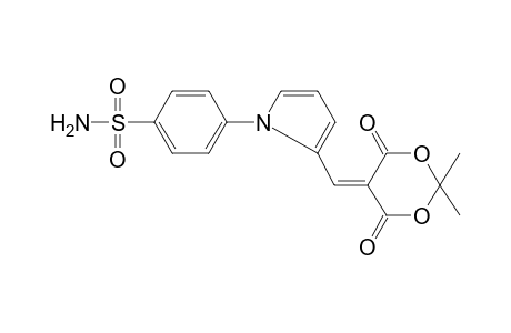 benzenesulfonamide, 4-[2-[(2,2-dimethyl-4,6-dioxo-1,3-dioxan-5-ylidene)methyl]-1H-pyrrol-1-yl]-