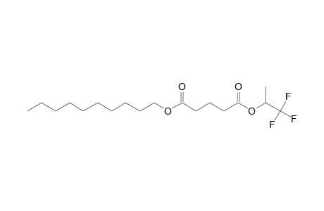 Glutaric acid, 1,1,1-trifluoroprop-2-yl decyl ester