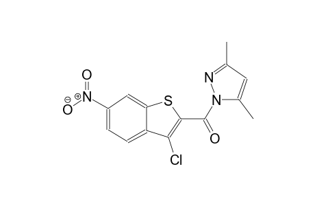 1-[(3-chloro-6-nitro-1-benzothien-2-yl)carbonyl]-3,5-dimethyl-1H-pyrazole